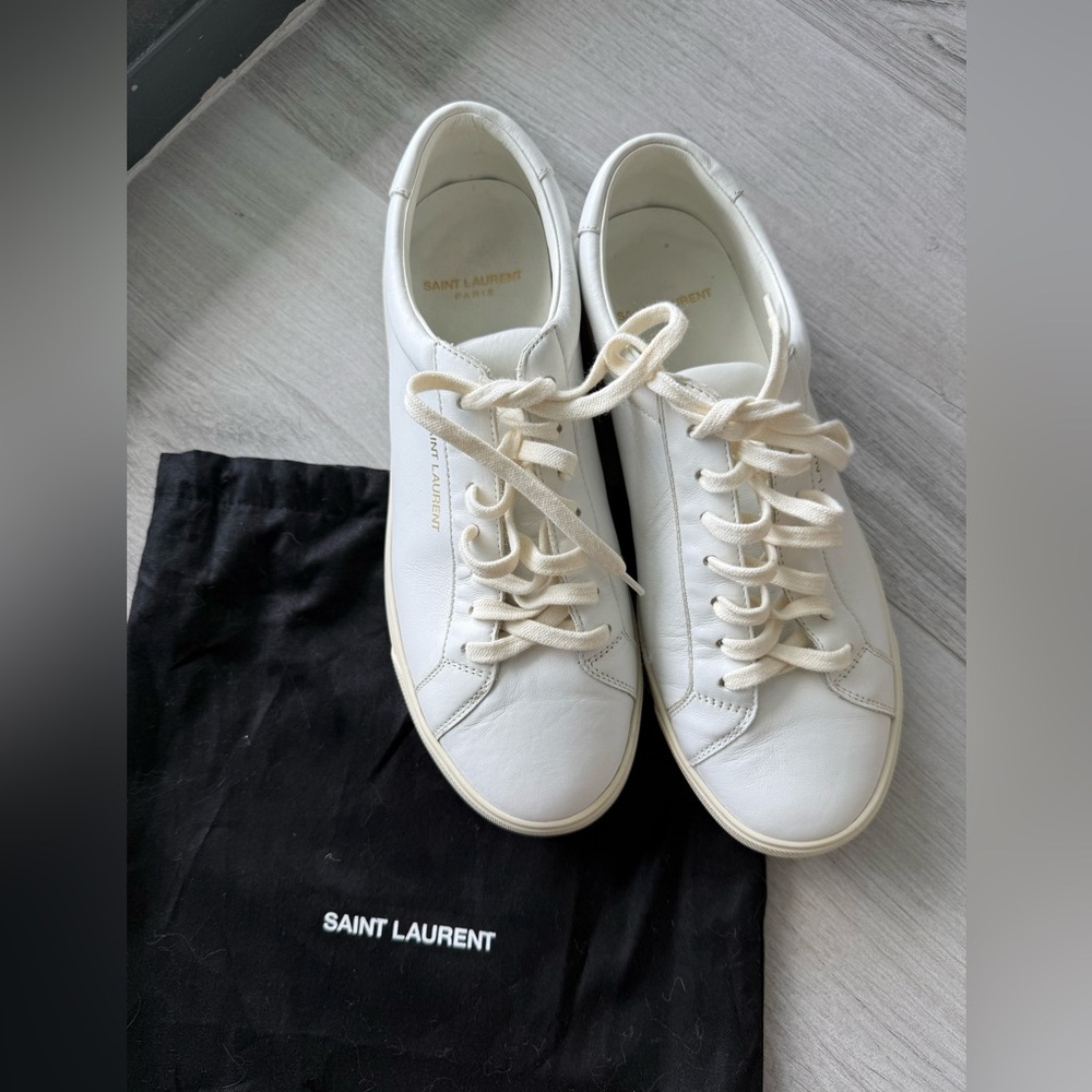 Saint Laurent Leather Sneakers